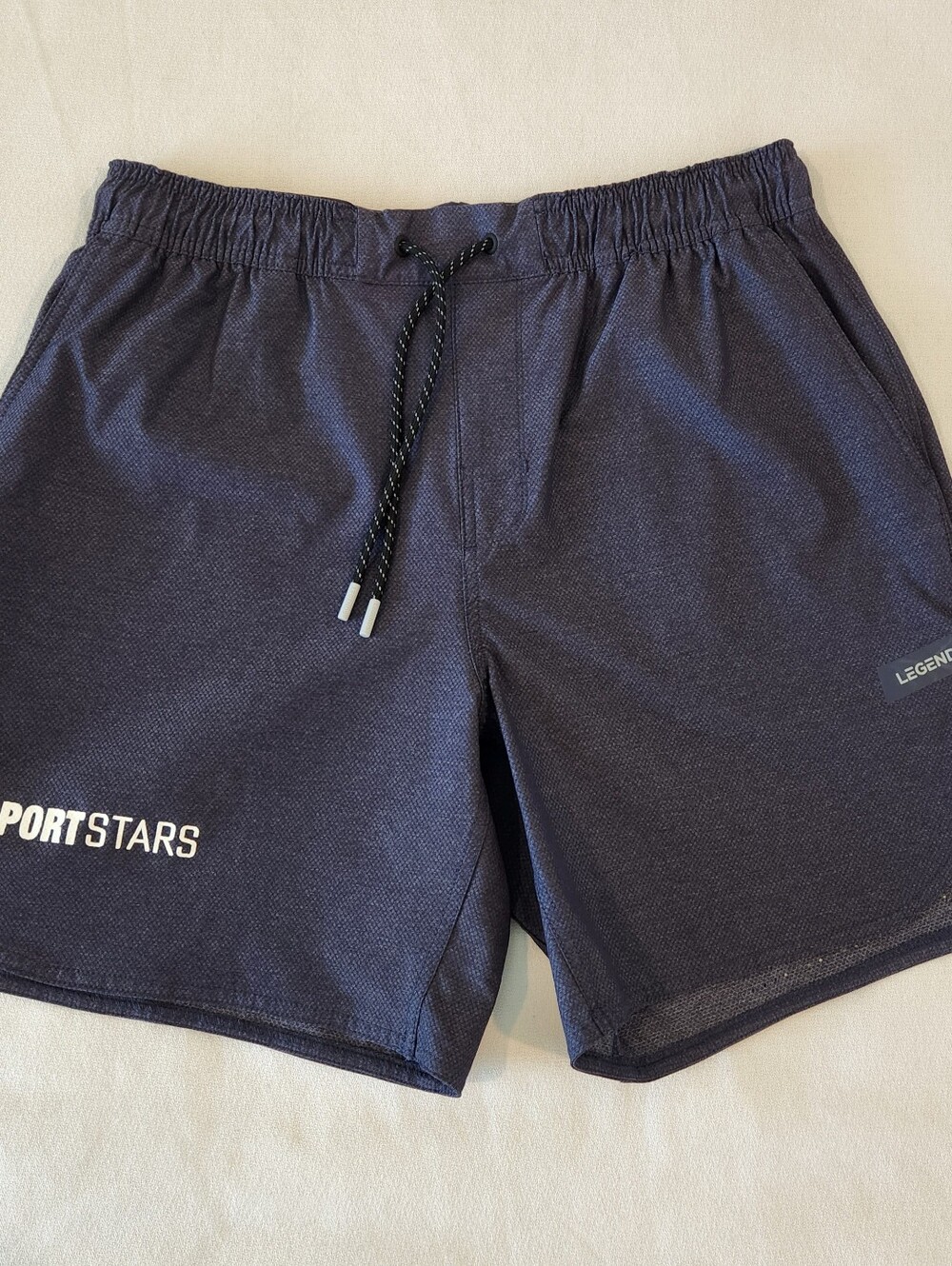 Legends Luka 7" Shorts Mens Large Blue Running Athletic Gym Quick Dry Unlined
